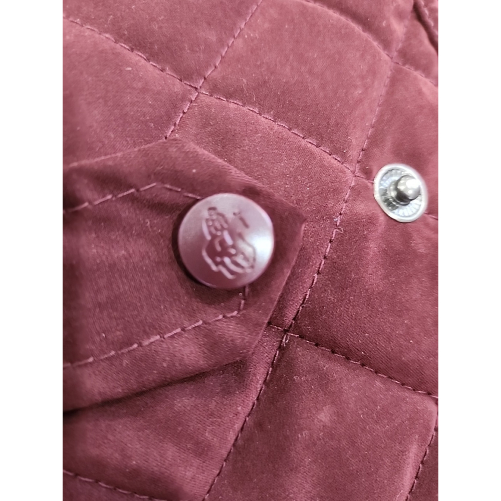 Outback Trading CO. Women’s Microsuede Quilted Equestrian Vest,szM,maroon,NWT - Picture 10 of 13